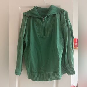 Green aerie funnel neck